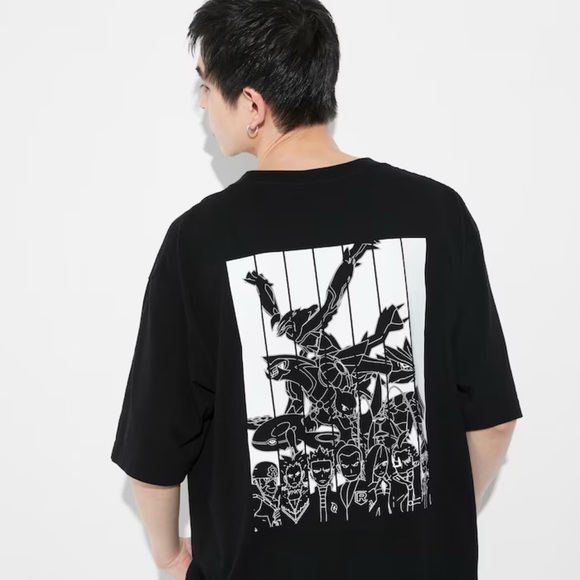 Uniqlo UT Pokemon Masters EX Graphic T-Shirt in Black & White Men’s Size XL